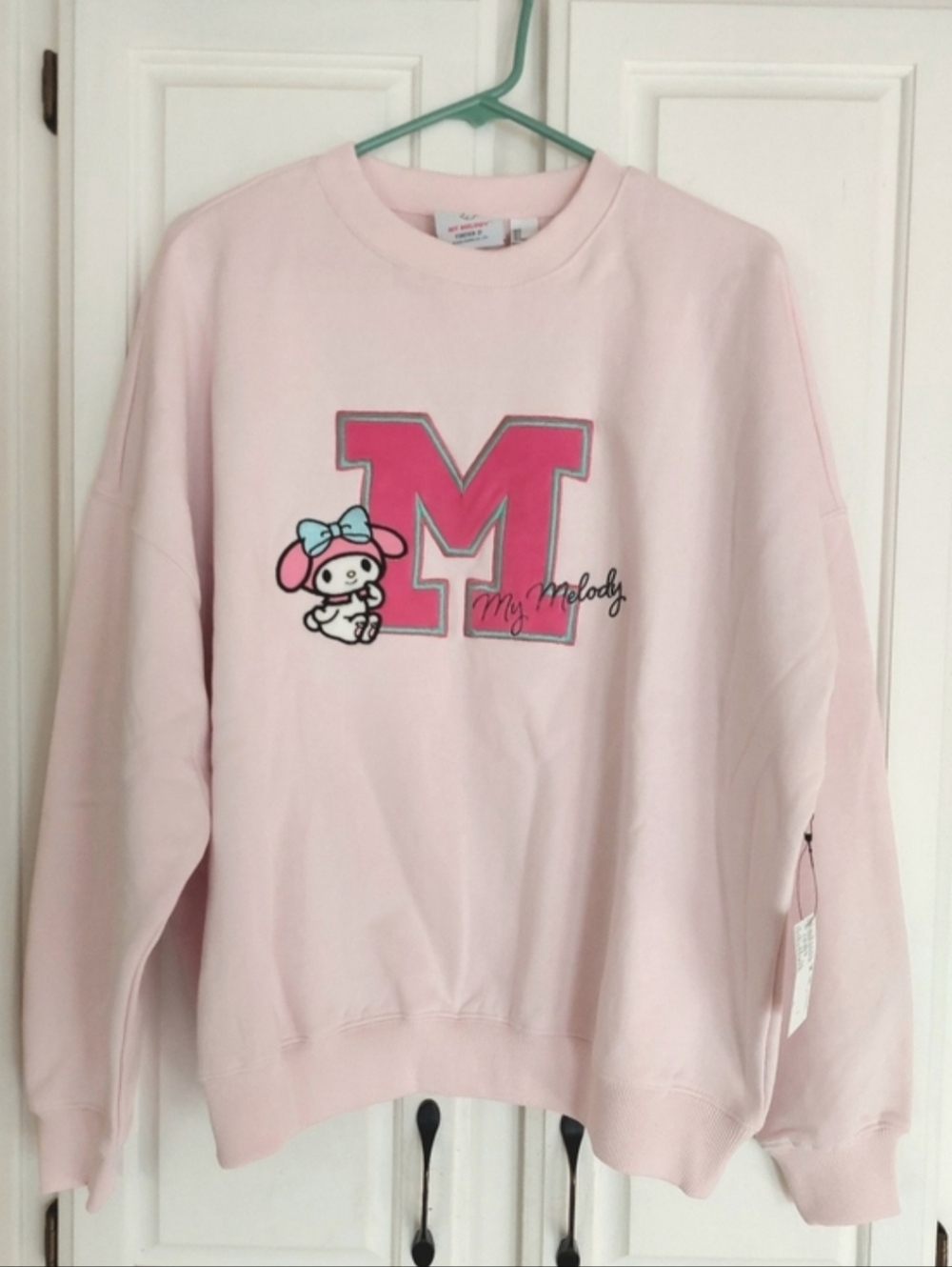 Forever 21 & Sanrio My Melody Oversized Pink Sweatshirt Size S